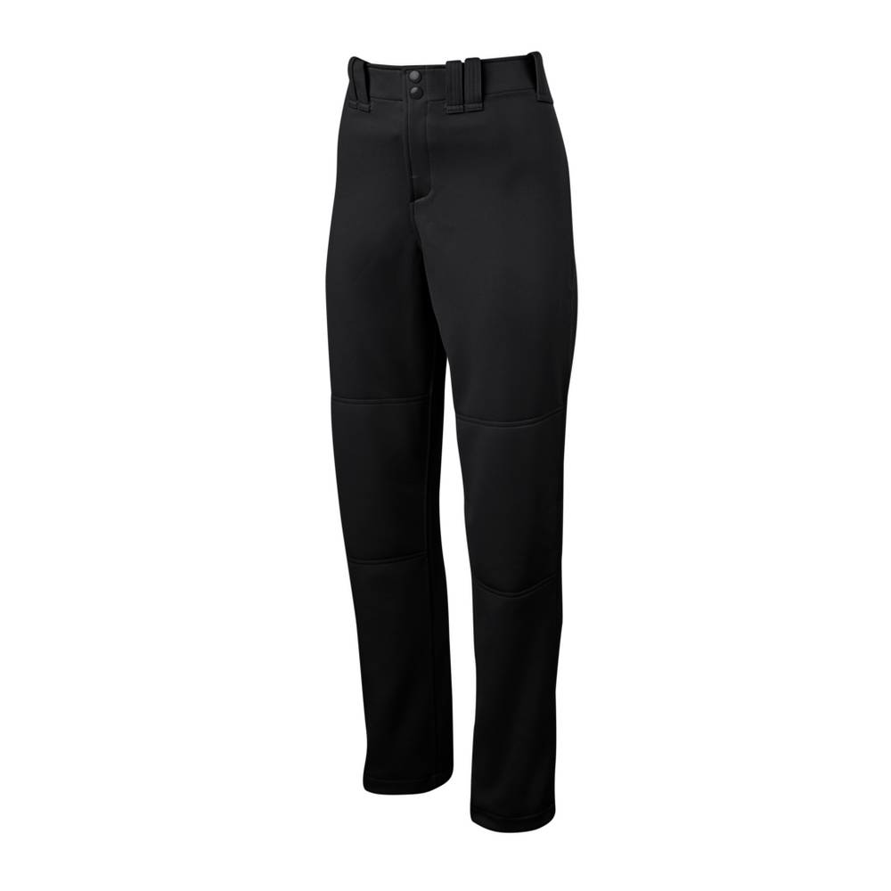 Mizuno Women's Full Length Softball Pants Black (350628-BIN)